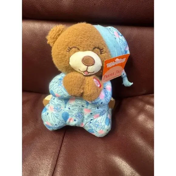 NEW Praying Bear Recite Bedtime‎ Prayer Hot Air Balloons Girl/Boy Plush Doll Toy