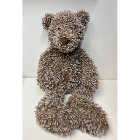 JellyCat Darcy Bear Plush Brown Retired Hard to Find Stuffed Animal Toy