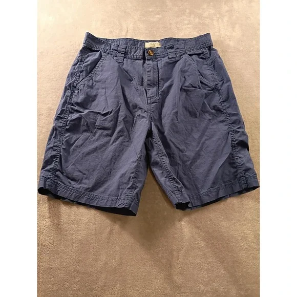 Ocean + Coast Shorts Mens‎ 32 Blue Chino 9 Inseam Lightweight Stretch Casual