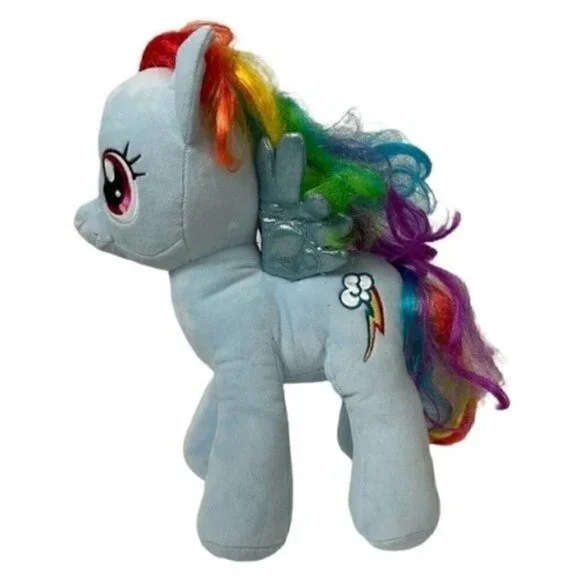 BUILD-A-BEAR My Little Pony Limited Edition Rainbow Dash Pegasus 2018 15” plush