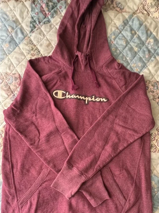 Champion Maroon Hoodie Sweatshirt