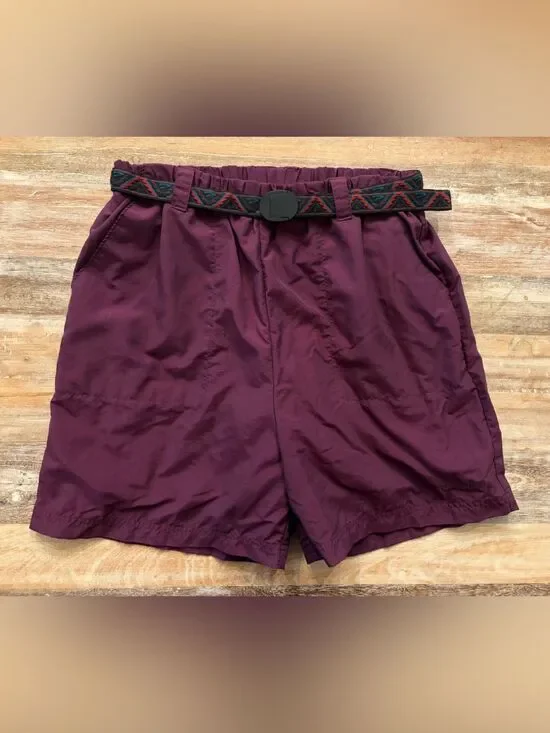 Performance‎ Cycling Wear Bike Shorts Large Purple Padded Chamois Shell Y2K