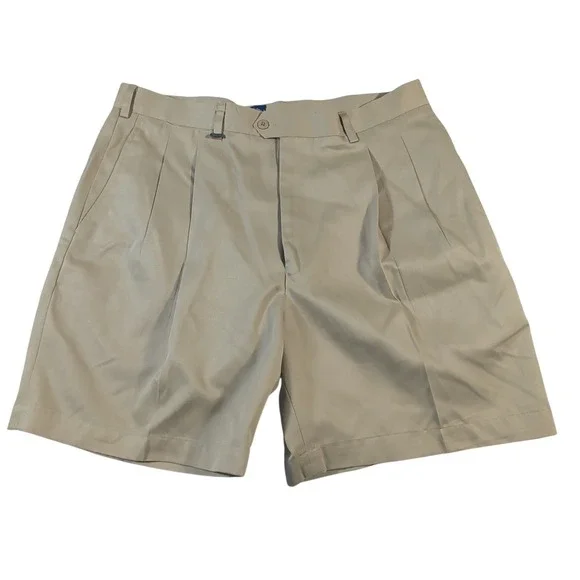 Callaway Golf Shorts Mens 38 Tan Pro-Spin Pleated Nordstrom Pima Cotton Khaki