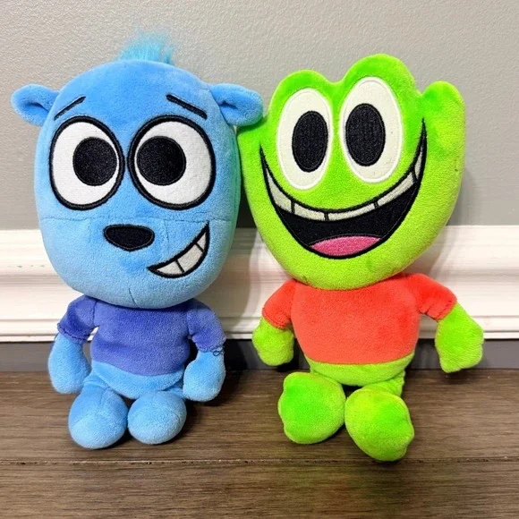HobbyKids Adventures HobbyBear HobbyFrog Plush Set‎ Stuffed Animal Toys