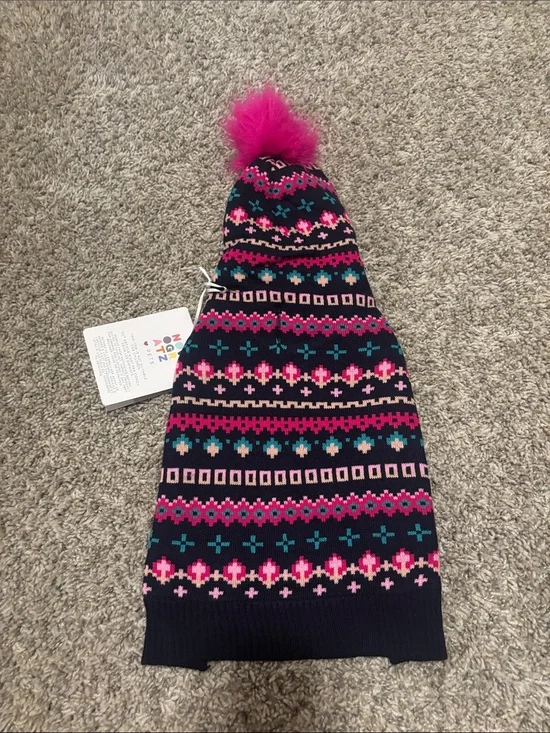 NWT Novogratz Fleece Lined Dog Sweater Small