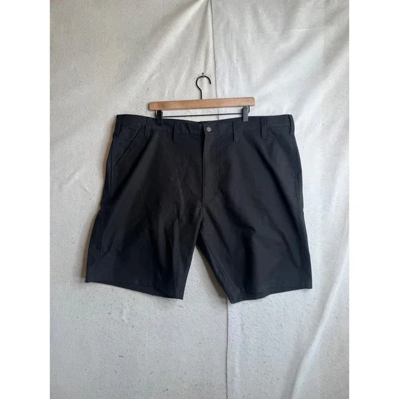 Carhartt Rugged Professional Relaxed Fit Canvas Work Shorts Black BS3111-M 46