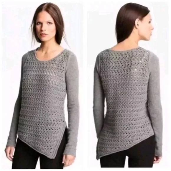 Helmut Lang‎ Wool Cashmere Pullover Asymmetrical sweater. Size S