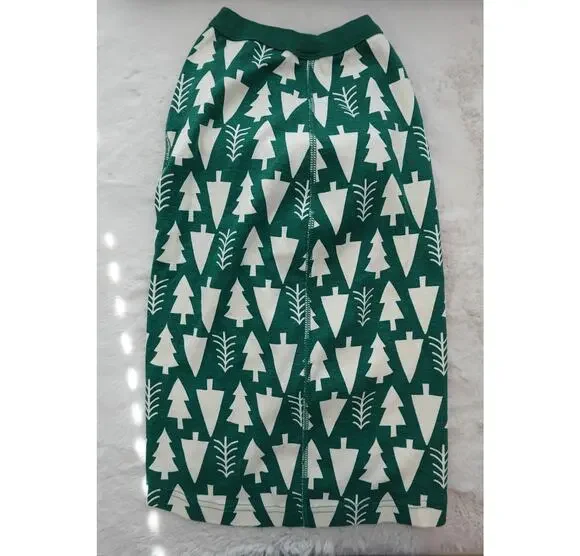 Hanna Andersson Holiday Tree Organic Cotton Pet Pajama XL