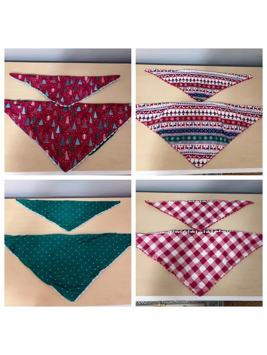 Matilda Jane Dog Holiday Bandanas