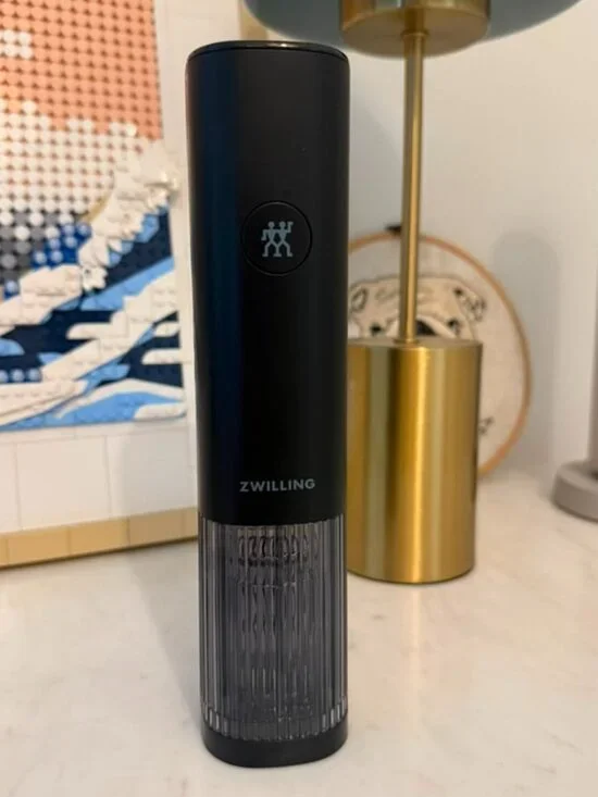 ZWILLING Enfinigy Electric Wine Bottle Opener - Black