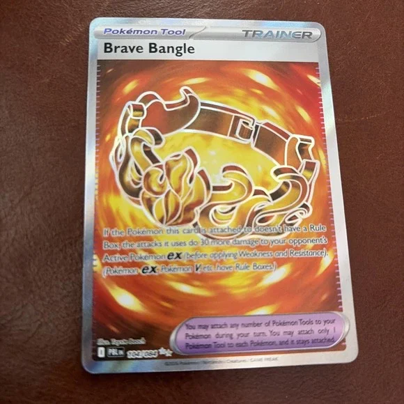 Pokémon TCG Brave Bangle 104/084 Ultra Rare Pitch Black Trainer Item Card NM