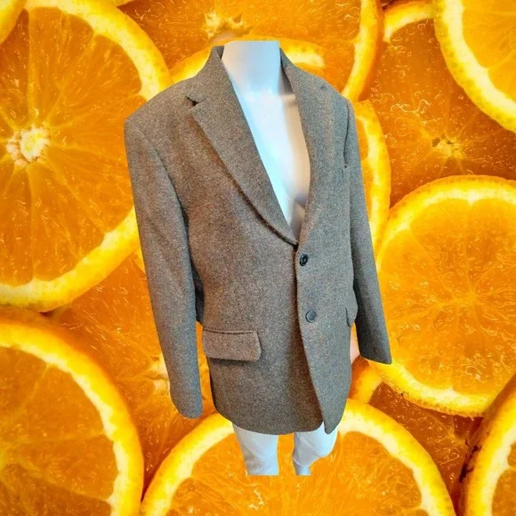 Harris Tweed Men's Blazer 100% Pure‎ New Wool Tweed Outer Hebrides Scotland