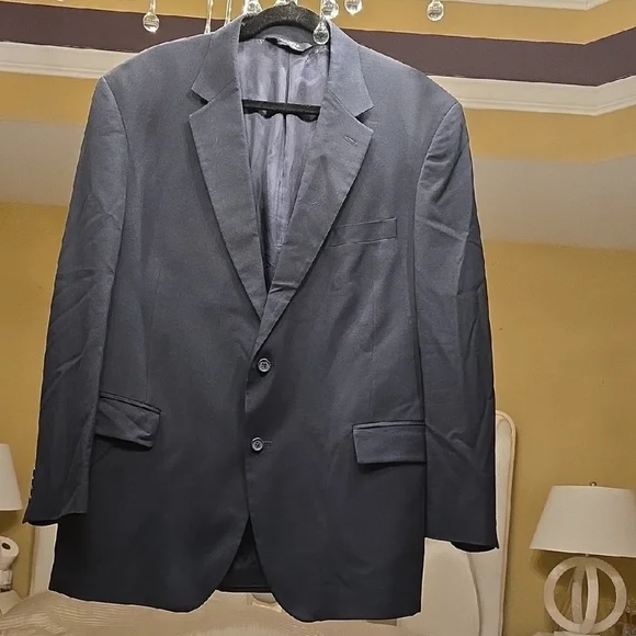 Jos. A. Bank Wool Dark Blue Men's Blazer