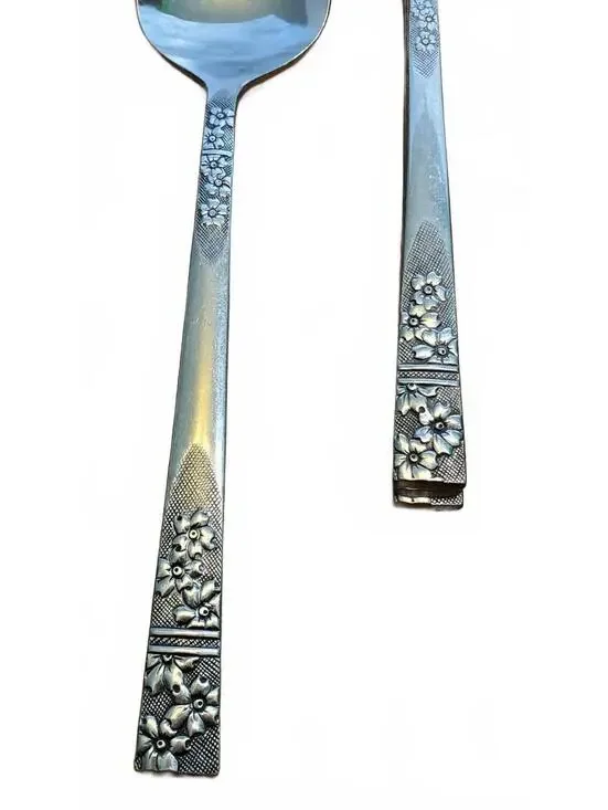 Floral Elegance, 27 pc, oneida stainless steel flatware, international silver CO
