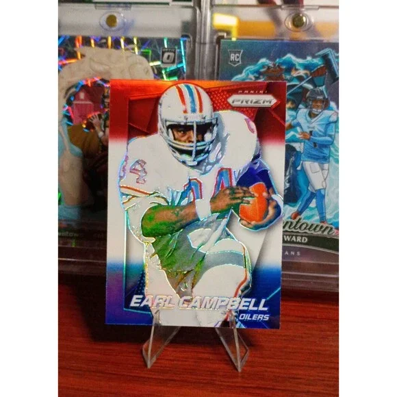2014 Panini Prizm - Earl Campbell #197 Red White & Blue Prizm