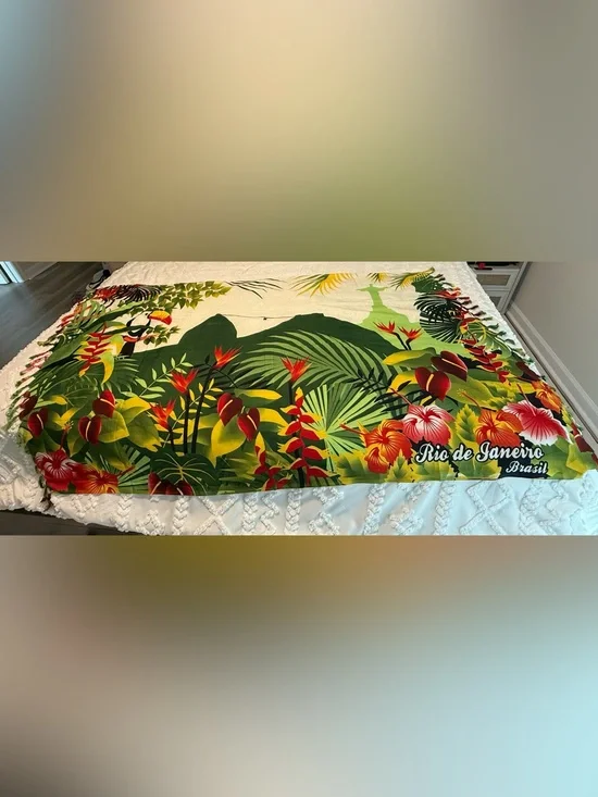 Tropical Pareo beach wrap, Brand new