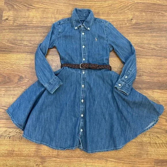 Ralph Lauren denim shirtdress with belt