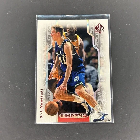 Dirk Nowitzki 1998 SP Authentic‎ NBA 2K #2K9 Rookie RC Mavericks