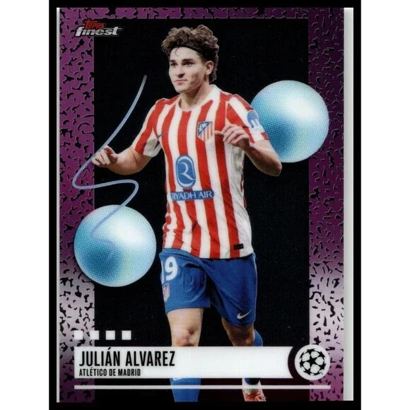 2025-26 Finest UEFA Julián Alvarez #266 Atletico Madrid Uncommon