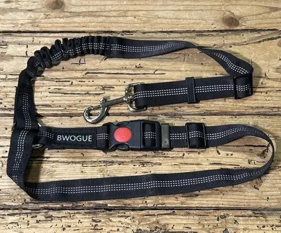 BWOGUE Dog Seat Belt Harness For Car Black