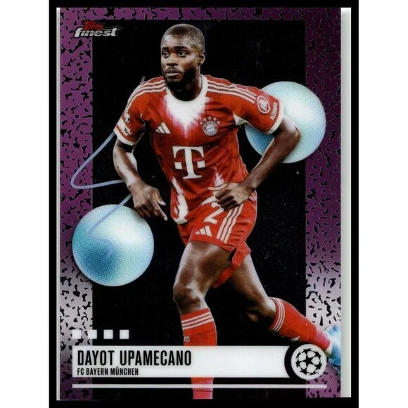 2025-26 Finest UEFA Dayot Upamecano #250 FC Bayern Munchen Uncommon