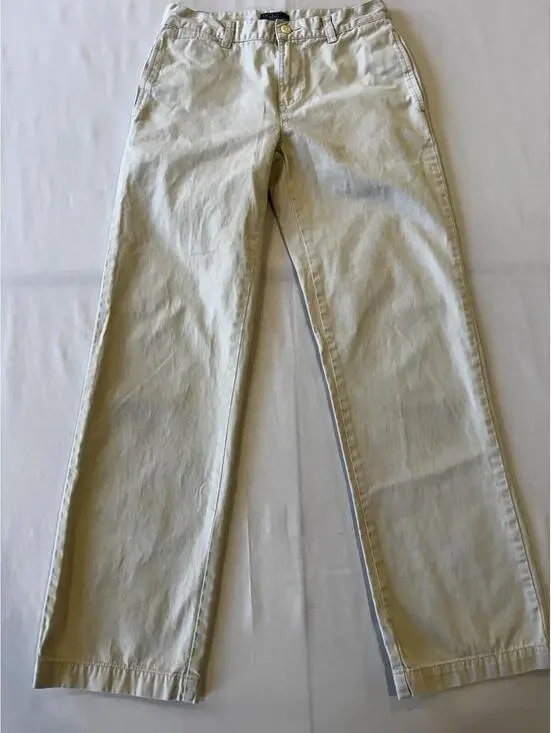Polo By Ralph Lauren Boy’s Size 14 Straight Leg Classic Chino Tan Khaki Dressy