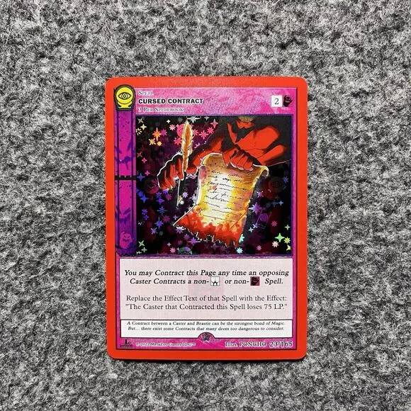 Metazoo Seance Cursed Contract 1st Edition Full Holo 23/165 Hateful 8 NM