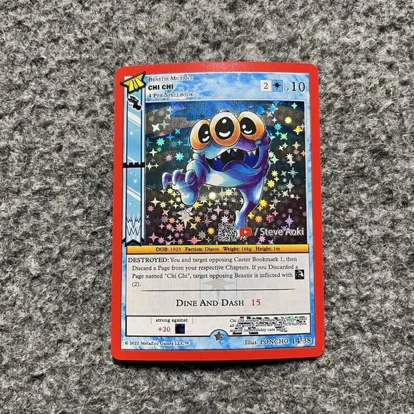 Metazoo HiroQuest Chi Chi Full Holo 14/38 Youtube Music NM Pack Fresh