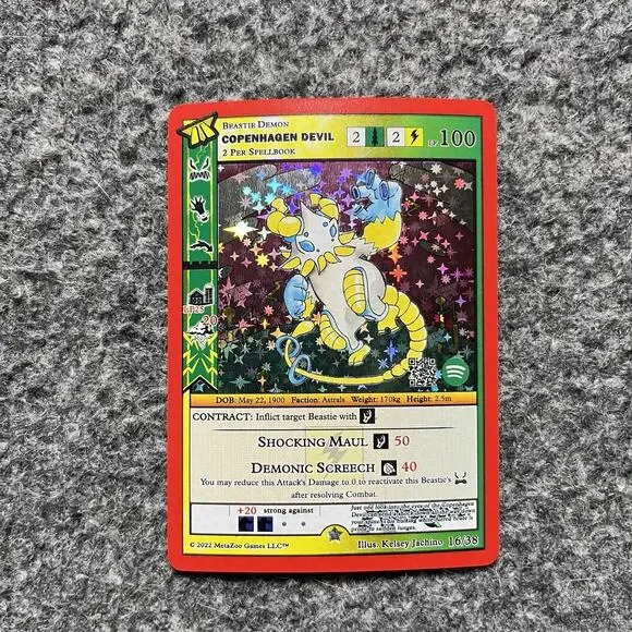 Metazoo HiroQuest Copenhagen Devil Full Holo 16/38 Spotify Music NM Pack Fresh