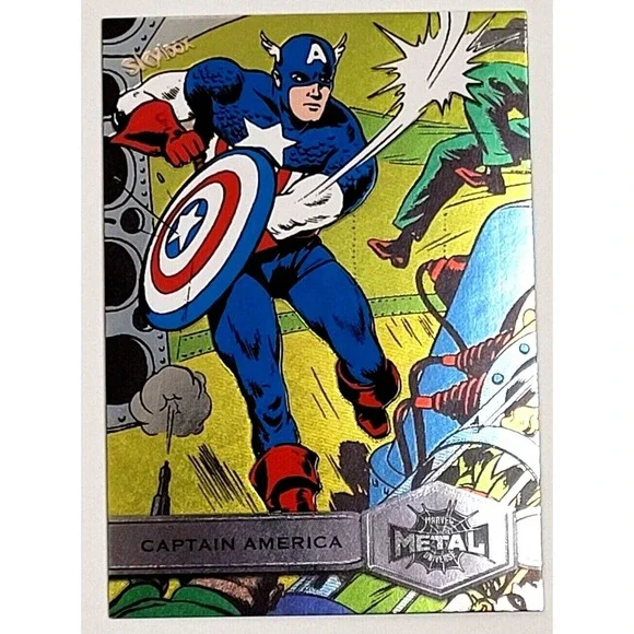 MARVEL METAL UNIVERSE SPIDER-MAN - CAPTAIN‎ AMERICA HIGH SERIES #116