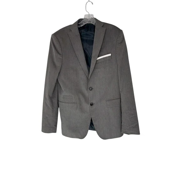Zara Man Blazer Gray Sports Coat Single Breasted‎ Office Work Business Size 40