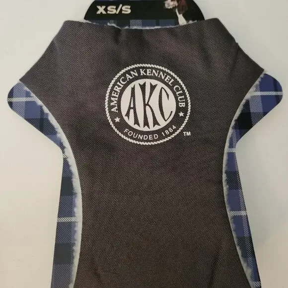 AKC 2 in 1 seat belt leash dog Harness xs/s black NWT