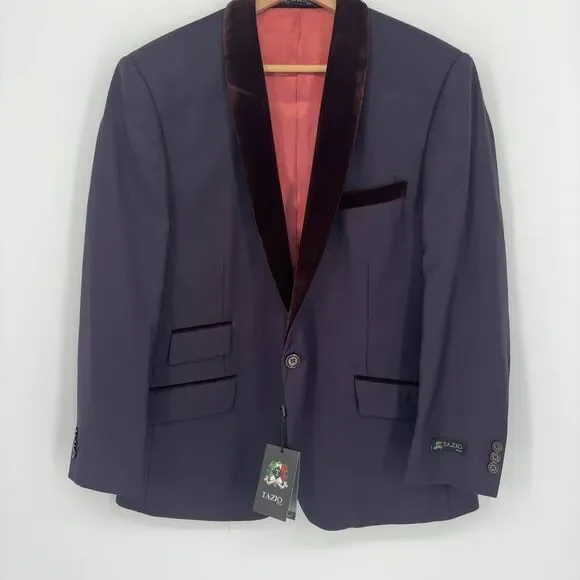 Tazzio Shawl Collar Jacket in Black