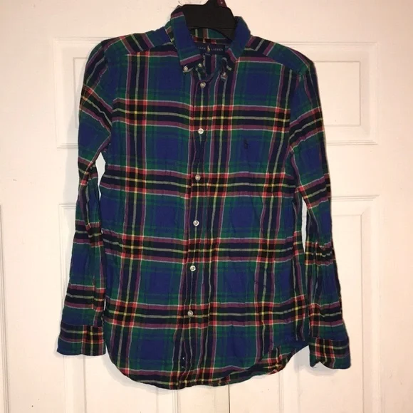 Girl’s Plaid Ralph Lauren Top