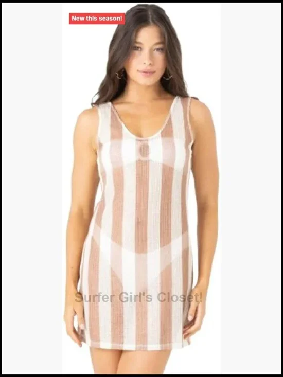 Sundress & Swimsuit Cover-up with UPF 50+, Polyester Blend, Sleeveless