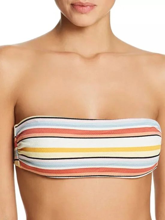 Minkpink Womens Paradise Bandeau Beachwear Bikini Swim Top Strapless Size M NWT
