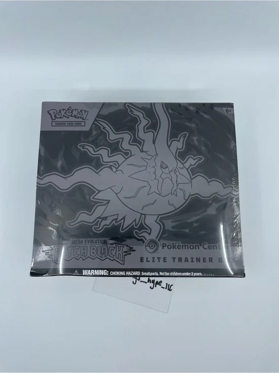Mega Evolution Pitch Black Pokémon Center Elite Trainer Box (ETB) Sealed New