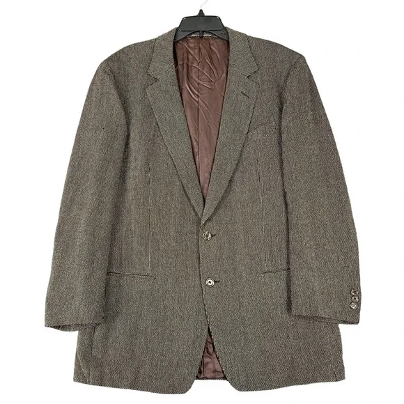 Ermenegildo Zegna Soft Blazer Mens 46‎ Wool 2 Button Sport Coat Professional