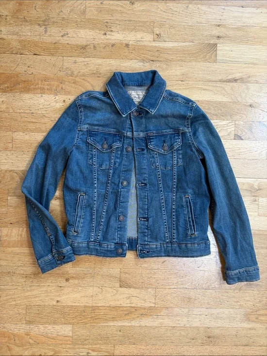Ralph Lauren Polo Denim Jacket in Medium Blue