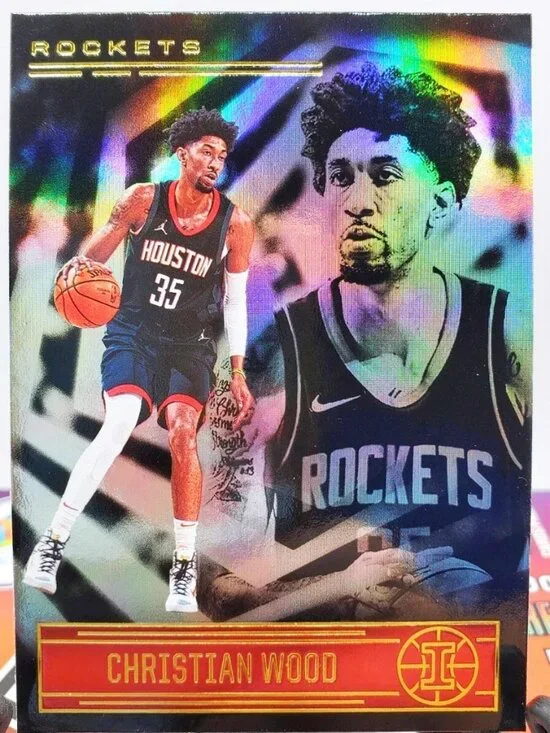 2020-21 ILLUSIONS CHRISTIAN WOOD # 122 HOUSTON ROCKETS TRADING CARD HOLOGRAPHIC