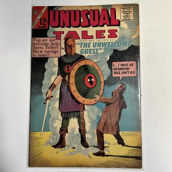 Charlton Unusual Tales 43 Comic Book Unisex OS Multi Good Silver Age Sci-Fi 1963