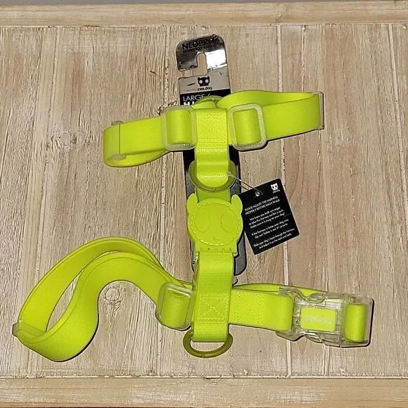ZEE.DOG NeoPro Lime Dog H-Harness | Weatherproof | Water Resistant Zee Dog