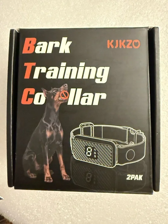 NIB KJKZO Smart Bark Training Collar 2-Pack  TC-007 Unopened Brand New Sealed