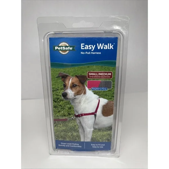 PetSafe Easy Walk Harness Small/Medium Raspberry/Grey