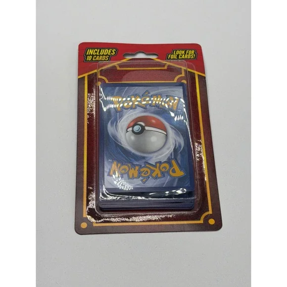 Pokemon TCG 10 Card Blister Pack MJ Holding Company Factory‎ Sealed Mystery Foil