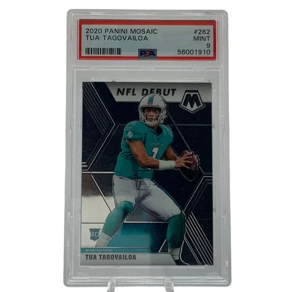 Panini Mosaic 2020 Tua Tagovailoa #262 PSA 9 Mint