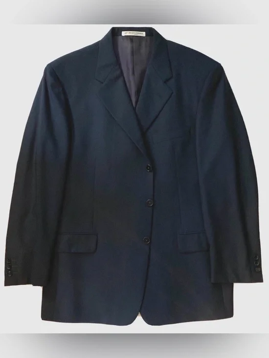 HICKEY FREEMAN JACKET 44 R 44R SB 3 BUTTON DARK NAVY SPORTCOAT MINT