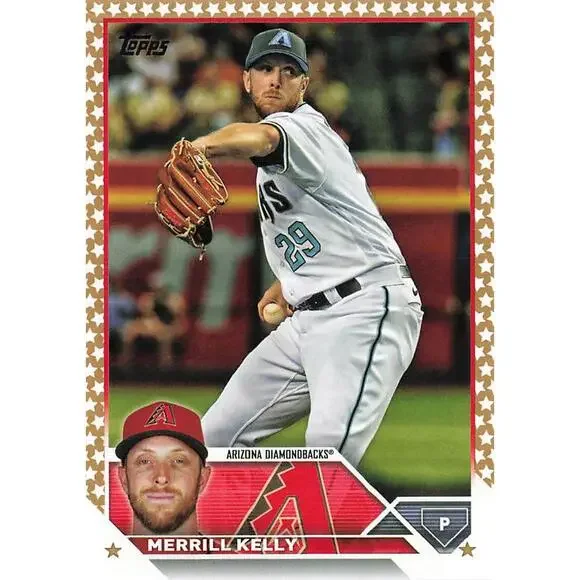 2023 Topps Gold Star Merrill Kelly #71 Arizona Diamondbacks