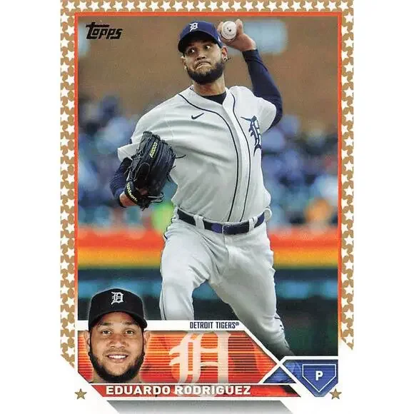 2023 Topps Gold Star Eduardo Rodriguez #59 Detroit Tigers