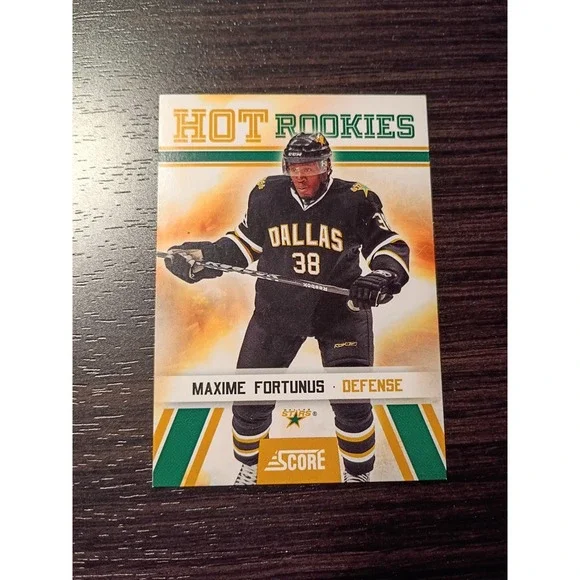2010 Score Hot Rookies Dallas Stars Maxime Fortunus Hockey Card #548